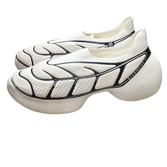 Givenchy TK 360 Plus Low Top Mesh Sneakers in White/Black NWB Size 45 main image 8
